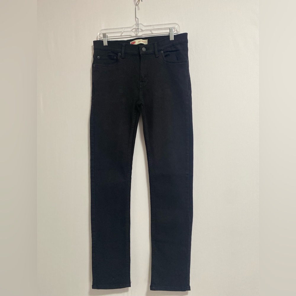 Levi's Men's Dark Black Skinny Jeans